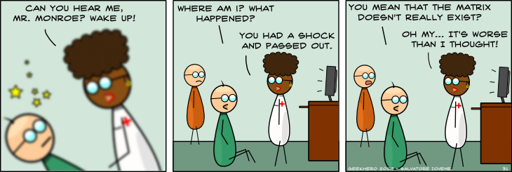 Geek Hero Comic – A webcomic for geeks: Shock