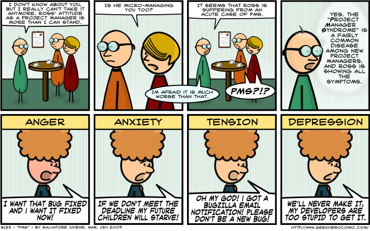 Geek Hero Comic – A webcomic for geeks: PMS