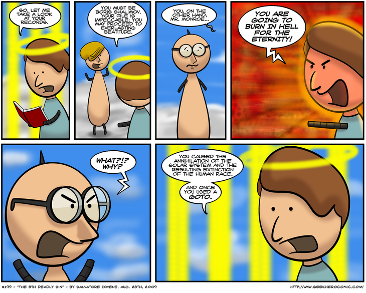 Geek Hero Comic – A webcomic for geeks: The 8th Deadly Sin