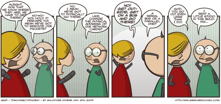 Geek Hero Comic – A webcomic for geeks: Disconnectophobia