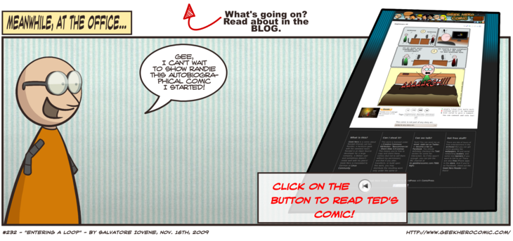 Geek Hero Comic – A webcomic for geeks: Entering The Loop