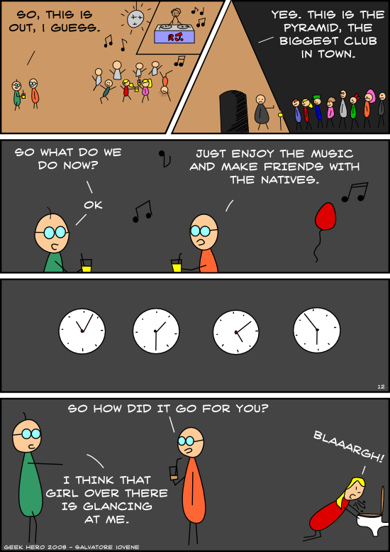 Geek Hero Comic – A webcomic for geeks: Night out