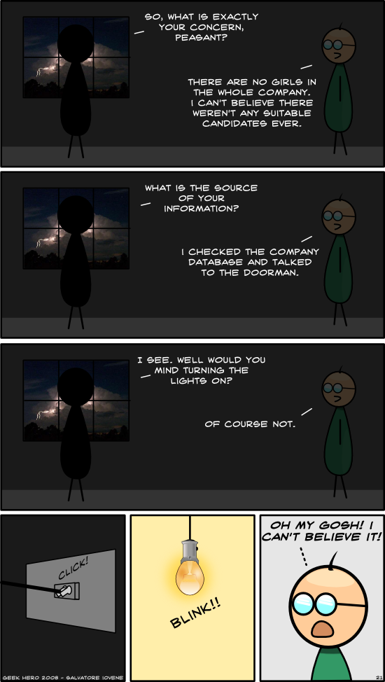 Surprise Geek Hero Comic – A webcomic for geeks: Surprise
