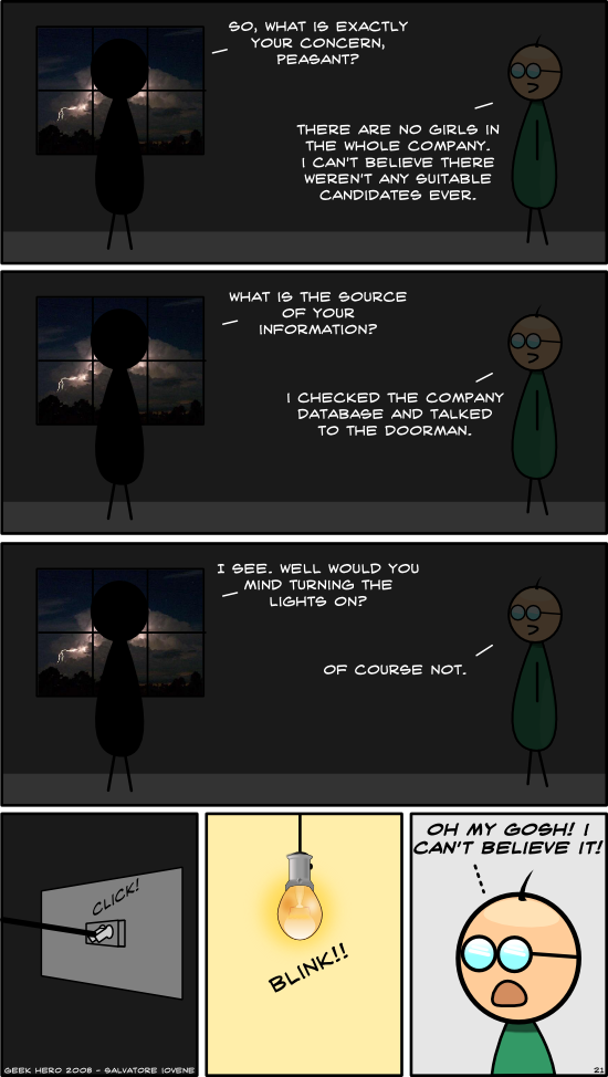 Geek Hero Comic – A webcomic for geeks: Surprise