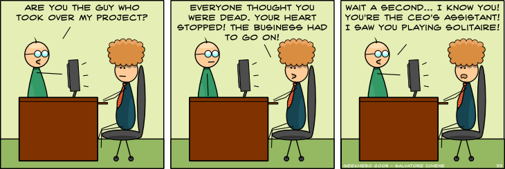 Accusation Geek Hero Comic – A webcomic for geeks: Accusation