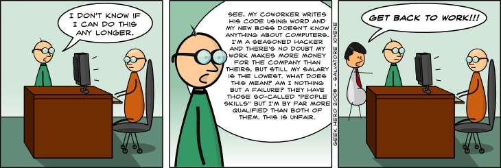 Geek Hero Comic – A webcomic for geeks: Unfair