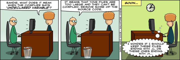 Undeclared Variable Geek Hero Comic – A webcomic for geeks: Undeclared Variable