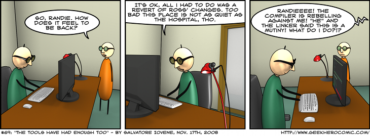 The Tools Have Had Enough Too Geek Hero Comic – A webcomic for geeks: The Tools Have Had Enough Too