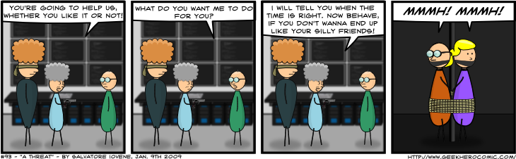 Geek Hero Comic – A webcomic for geeks: A Threat