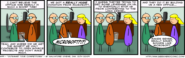 Geek Hero Comic – A webcomic for geeks: Outsmart Your Competitors