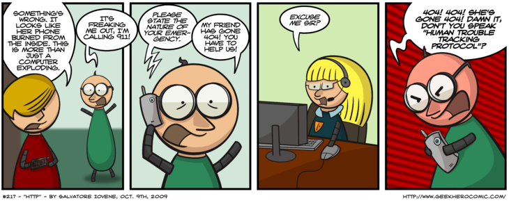 Geek Hero Comic – A webcomic for geeks: HTTP