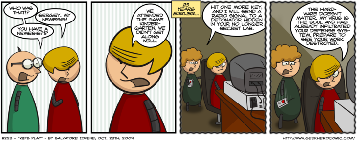 Geek Hero Comic – A webcomic for geeks: Kid’s Play