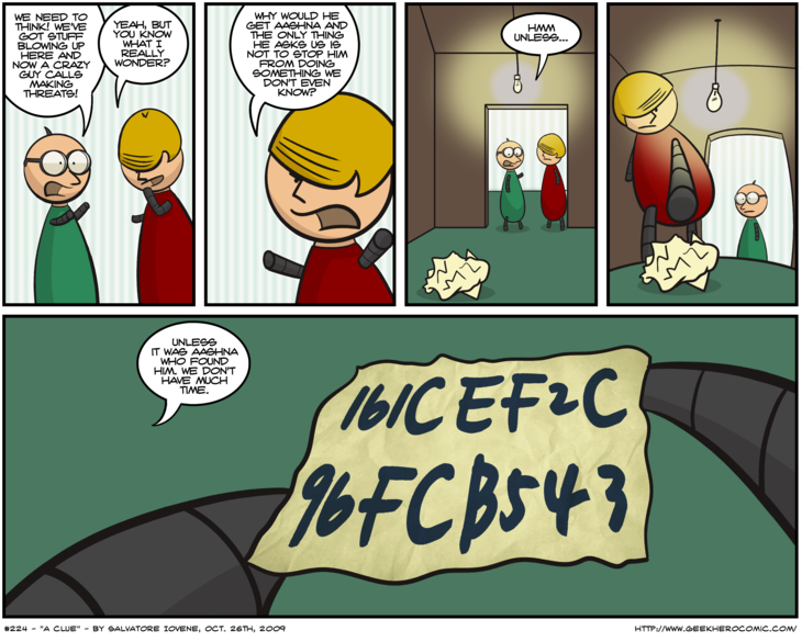 Geek Hero Comic – A webcomic for geeks: A Clue