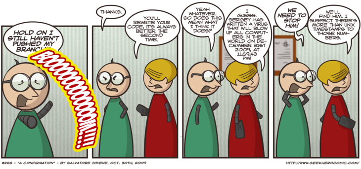 Geek Hero Comic – A webcomic for geeks: A Confirmation